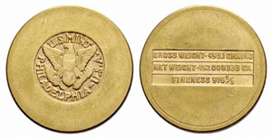 4 Saudi Pound o. J., Philadelphia. 31.94 g. ... 