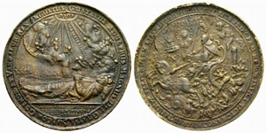 Gustav II. Adolph, 1611-1632. Bronzemedaille ... 