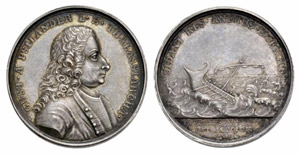 Friedrich I. 1720-1751. Silbermedaille 1738. ... 