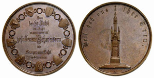 Basel - Stadt. Bronzemedaille 1823. Auf die ... 