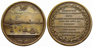 Genf / Genève - Stadt. Bronzemedaille 1739. ... 