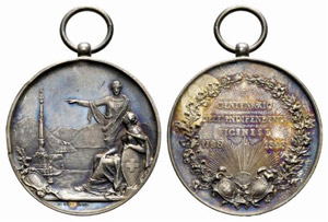 Tessin / Ticino - Silbermedaille 1898. ... 