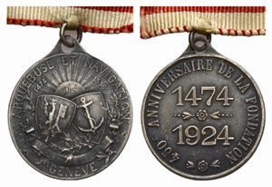 Genf / Genève - Silbermedaille 1924. ... 