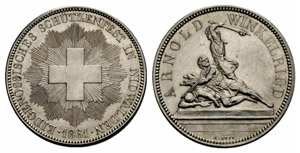 Nidwalden - 5 Franken 1861. Zum ... 