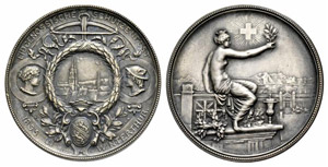 Zürich - Silbermedaille 1895. ... 