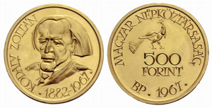 Volksrepublik 1949-1989. 500 Forint 1967. ... 