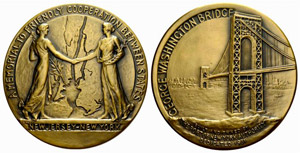 Bronzemedaille 1931. George Washington ... 