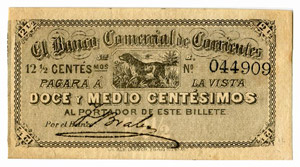 ARGENTINIEN - Banco Comercial de Corrientes ... 