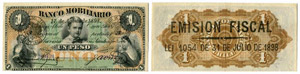CHILE - Banco Mobiliario - 1 Peso vom ... 
