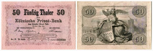 DEUTSCHLAND - Kölnische Privat-Bank - 50 ... 