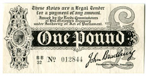 GROSSBRITANNIEN - Bank of England - 1 Pfund ... 