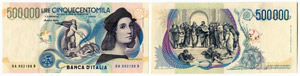 ITALIEN - Banca d’Italia - 500‘000 Lire ... 