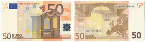 ITALIEN - Fehldrucke - 50 Euro 2002. ... 