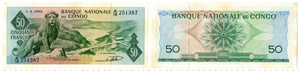 KONGO - Banque Nationale du Congo - 50 ... 