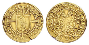 Basel - Stadt - Goldgulden 1621. 3.19 g. ... 