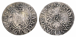 Basel - Stadt - Halbdicken 1621. 3.56 g. ... 