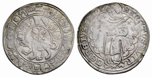 Bern - Guldiner 1501. 28.60 g. Lohner 170. ... 