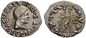 INDO-GREEK KINGS - Hermaios, 75-55. ... 