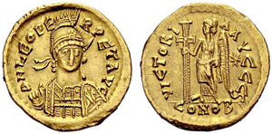 Leo I, 457-474. Solidus 462/466, ... 