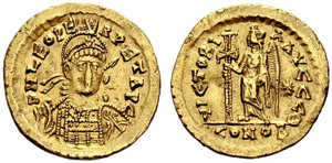 Leo I, 457-474. Solidus 468/473, ... 
