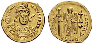 Justinianus I, 527-565. Solidus 527/537, ... 
