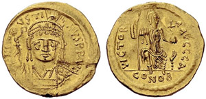 Justinus II, 565-578. Solidus 567/578, ... 