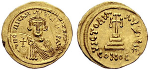 Constans II, 641-668. Solidus 642/645, ... 
