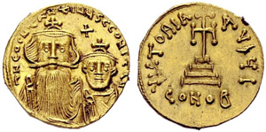 Constans II, 641-668. With Constantinus IV. ... 