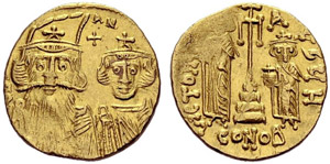 Constans II, 641-668. With Constantinus IV, ... 