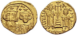 Constans II, 641-668. With Constantinus IV, ... 