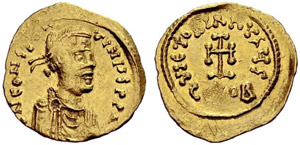 Constantinus IV, 668-685. Tremissis 669, ... 