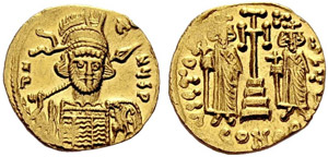 Constantinus IV, 668-685. With Heraclius and ... 