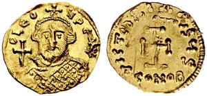 Leontius, 695-698. Tremissis 695/698, ... 