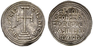 Leo V, 813-820. With Constantinus. ... 