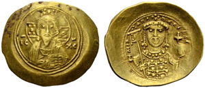 Michael VII, 1071-1078. Electrum-Histamenon ... 
