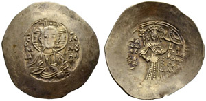 Manuel I, 1143-1180. Electrum aspron trachy ... 