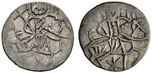 Alexius IV, 1417-1446. Asper 1417/1446. St. ... 