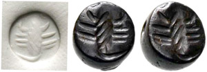 Sassanide Realm - Seal n. d. Scorpion, tail ... 