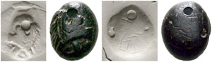 Ancient near East - Seal n. d. Two faces: ... 