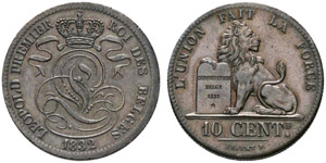 Königreich - Leopold I. 1831-1865. 10 ... 