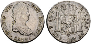 Fernando VII. 1808-1824. 8 Reales 1819, ... 