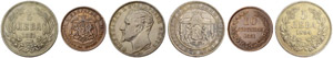Lot - Diverse Münzen. 5 Lewa 1883. 5 Lewa ... 