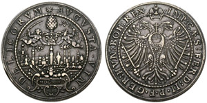 Augsburg, Stadt - Schraubtaler 1627. Aus dem ... 