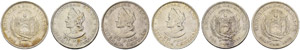 Lot - Diverse Münzen. 1 Peso 1893. 1 Peso ... 