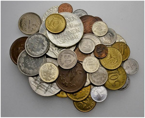 Lot - Diverse Münzen. 5 Penniä 1901, 2 ... 