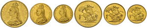 Victoria, 1837-1901. 5 Pounds 1887. 2 Pounds ... 