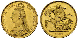 Victoria, 1837-1901. 2 Pounds 1887. 50. ... 
