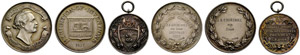 Lot - Silbermedaille 1860. Institution of ... 