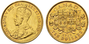 George V. 1910-1936. 10 Dollars 1913. 16.71 ... 