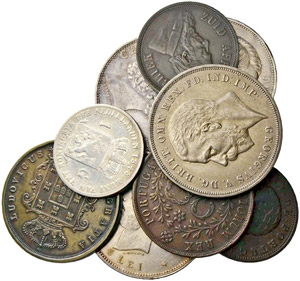 Diverse Münzen. Grossbritannien. Crown ... 